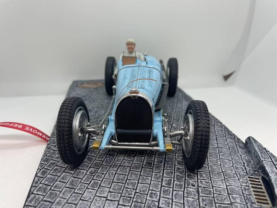 Le Mans miniatures 1/18 ブガッティ T59 Blue Le Mans Miniatures Bugatti Type 59 - Light Blue 1:18 - Slot